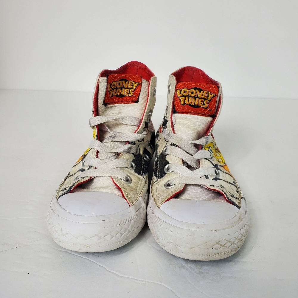 Limited Looney Toons Converse Hi Top Tweety Kid 11 - Picture 4 of 10